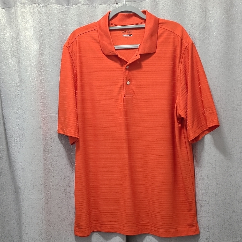 Walter Hagen‎ Orange Performance Polo Shirt Mens XL